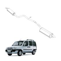 Kit Completo Escapamento Doblo 1.6 MPI 16V 2002 a 2003 Aço Kit Completo Escapamento Doblo 1.6 MPI 16V 2002 a 2003 Aço
