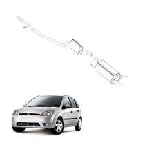 Kit Completo Escapamento Fiesta Hatch 1.0 e 1.6 2002 a 2005