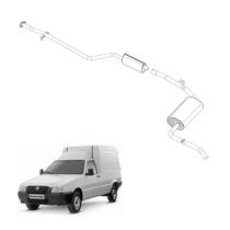 Kit Completo Escapamento Fiorino 1.3 8V 2003 a 2006 Aço Gal Kit Completo Escapamento Fiorino 1.3 8V 2003 a 2006 Aço Gal