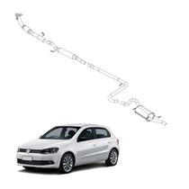 Kit Completo Escapamento Gol 1.0 8V G5 Flex 2009 2010 2011