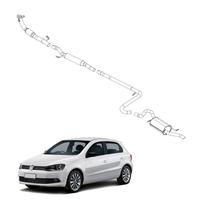 Kit Completo Escapamento Gol 1.0 8V G5 Flex 2009 2010 2011