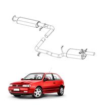Kit Completo Escapamento Gol 1.6 e 1.8 1997 a 1999 Kit Completo Escapamento Gol 1.6 e 1.8 1997 a 1999