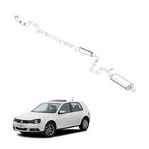 Kit Completo Escapamento Golf 1.6 Flex 2009 a 2014 Aço Galva