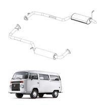 Kit Completo Escapamento Kombi 1998 a 2005 Aço Galvanizado