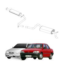 Kit Completo Escapamento Logus 1.6 e 1.8 1993 a 1998 Aço