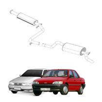 Kit Completo Escapamento Logus 2.0 1994 a 1998 Aço Galvaniza
