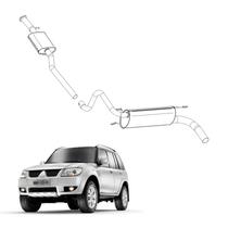Kit Completo Escapamento Pajero TR4 2.0 2003 a 2007 Aço Galv Kit Completo Escapamento Pajero TR4 2.0 2003 a 2007 Aço Galv
