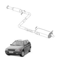 Kit Completo Escapamento Parati 1.0 16V 2000 e 2001 Opcional