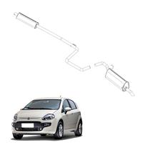 Kit Completo Escapamento Punto 1.4 8V Fire Flex 2009 Aço