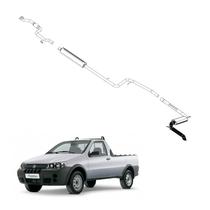 Kit Completo Escapamento Strada 1.8 8V Flex 2005 a 2009 Esp Kit Completo Escapamento Strada 1.8 8V Flex 2005 a 2009 Esp