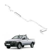 Kit Completo Escapamento Strada 1.8 8V Flex 2005 a 2009 Opc Kit Completo Escapamento Strada 1.8 8V Flex 2005 a 2009 Opc