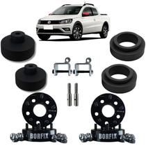 Kit Completo + Espaçador de Rodas 50mm Saveiro G5 em Diante Kit Completo + Espaçador de Rodas 50mm Saveiro G5 em Diante