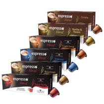 Kit Completo Espresso Blend de Cápsulas de Café - Compatível com Nespresso