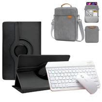 Kit Completo Executivo Bolsa + Teclado Mouse + Capa Giratoria Para Tablet Lenovo 10.1 Kit Completo Executivo Bolsa + Teclado Mouse + Capa Giratoria Para Tablet Lenovo 10.1