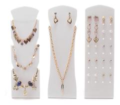 Kit Completo Expositores P/ Bijuterias Semi Joias Slim 3pçs