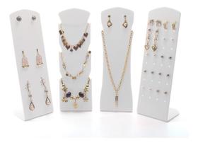 Kit Completo Expositores P/ Bijuterias Semi Joias Slim 4pçs