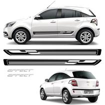 Kit Completo Faixa Agile Effect 2010/2014 Adesivo Lateral Preto Kit Completo Faixa Agile Effect 2010/2014 Adesivo Lateral Preto