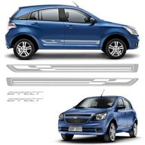 Kit Completo Faixa Agile Effect 2013/2014 Adesivo Lateral Cinza