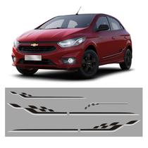 Kit Completo Faixa Onix Effect 2018/2019 Adesivo Branco/Preto