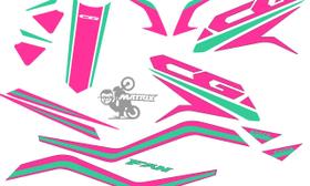 Kit Completo Faixas Adesivo Fan 150 CG Especial