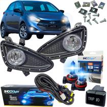 Kit completo farol de milha hyundai hb20 hb20s 2012 2013 2014 2015 + super branca Kit completo farol de milha hyundai hb20 hb20s 2012 2013 2014 2015 + super branca