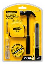 Kit Completo Ferramentas 5 Peças para Casa, Oficina e Pequenos Reparos Kit Completo Ferramentas 5 Peças para Casa, Oficina e Pequenos Reparos