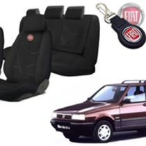 Kit Completo Fiat Elba '86-'96: Capas + Volante + Chaveiro Kit Completo Fiat Elba '86-'96: Capas + Volante + Chaveiro
