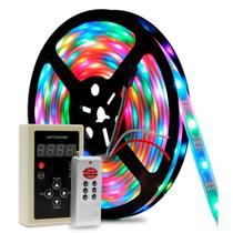 Kit Completo Fita de Led 6803 + Contr 328 Ef e Fonte