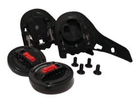 Kit Completo Fixação da Viseira Capacete LS2 FF358 / FF396 / HELT STRADA - POLIVISOR