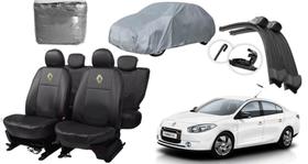 Kit Completo Fluence 09-17 com Capa de Couro, Capa de Cobrir e Limpador de Vidros