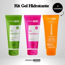 Kit Completo Gel Facial - Rosa Mosqueta, Ácido Salicílico e Vitamina C Dermachem