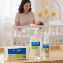 Kit Completo Granado Dermocalmante Bebê 3 Itens Higiene e Proteção Peles Sensíveis