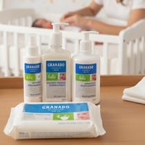 Kit Completo Granado Dermocalmante Bebê 4 Itens Higiene, Hidratação e Proteção Peles Sensíveis