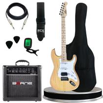 Kit Completo Guitarra Stratocaster Shelter SSW ASH PRO