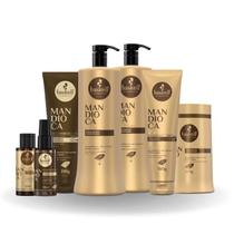 Kit Completo Hidratação e Crescimento Mandioca Haskell 1L