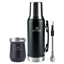 Kit Completo II para Mate Aço Inox 1,2 L Mate Black Stanley