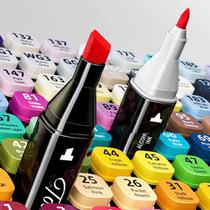 Kit Completo Infantil Com 48 Canetinhas Coloridas Laváveis Estojo Compacto Entrega Rápida