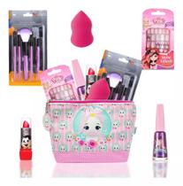Kit Completo Infantil Maquiagens E Itens De Beleza IG82 Kit Completo Infantil Maquiagens E Itens De Beleza IG82
