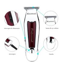 Kit Completo Kemei Usb Para Corte Profissional