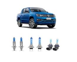 Kit Completo Lâmpada Super Branca Vw Amarok Farol Alto Milha.. Kit Completo Lâmpada Super Branca Vw Amarok Farol Alto Milha..
