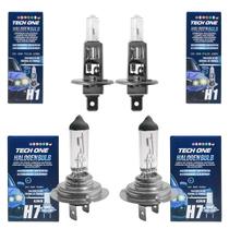 Kit Completo Lampadas para Farol com Foco Duplo H7 H1 Halogena Original Compatibilidade na Descrição