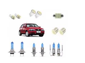 Kit Completo Lâmpadas Super Branca E Leds Gol G3 Foco Duplo.. Kit Completo Lâmpadas Super Branca E Leds Gol G3 Foco Duplo..