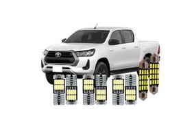 Kit Completo LED Interno Toyota Hilux 2015 a 2025 Linha Premium