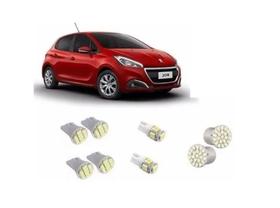 Kit Completo Led Teto Placa Re Peugeot 208 Oferta