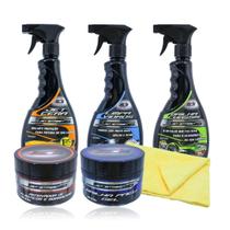 Kit Completo Limpeza Automotiva Acabamento Carros Jet Street