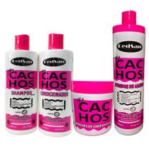 Kit Completo Linha de Cachos - Hidratação + Definição + Brilho - RedSan Cosméticos Kit Completo Linha de Cachos - Hidratação + Definição + Brilho - RedSan Cosméticos