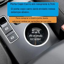 Kit Completo Lixeira de Carro Vai na fé não na opinião