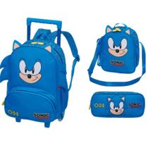 Kit completo material escolar c/3 itens sonic tiny- pacific Kit completo material escolar c/3 itens sonic tiny- pacific