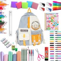 Kit Completo Material Escolar Ensino Fundamental Menina Luxo