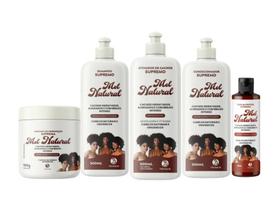 Kit completo mel natural 500ml + óleo nutritivo 60ml trihair